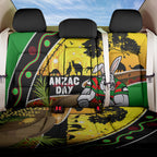 Rabbitohs ANZAC Day Back Car Seat Cover Souths Mascot Rosemary Starring Night Style