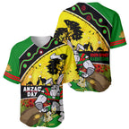 Rabbitohs ANZAC Day Baseball Jersey Souths Mascot Rosemary Starring Night Style
