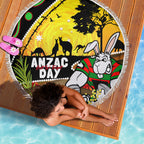 Rabbitohs ANZAC Day Beach Blanket Souths Mascot Rosemary Starring Night Style
