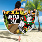 Rabbitohs ANZAC Day Beach Blanket Souths Mascot Rosemary Starring Night Style