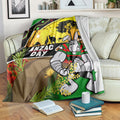 Rabbitohs ANZAC Day Blanket Souths Mascot Rosemary Starring Night Style