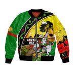 Rabbitohs ANZAC Day Bomber Jacket Souths Mascot Rosemary Starring Night Style