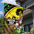 Rabbitohs ANZAC Day Garden Flag Souths Mascot Rosemary Starring Night Style