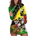 Rabbitohs ANZAC Day Hoodie Dress Souths Mascot Rosemary Starring Night Style