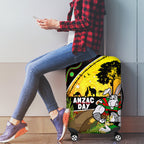 Rabbitohs ANZAC Day Luggage Cover Souths Mascot Rosemary Starring Night Style