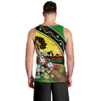 Rabbitohs ANZAC Day Men Tank Top Souths Mascot Rosemary Starring Night Style