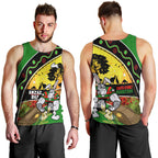 Rabbitohs ANZAC Day Men Tank Top Souths Mascot Rosemary Starring Night Style