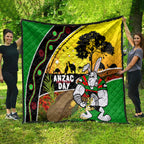 Rabbitohs ANZAC Day Quilt Souths Mascot Rosemary Starring Night Style