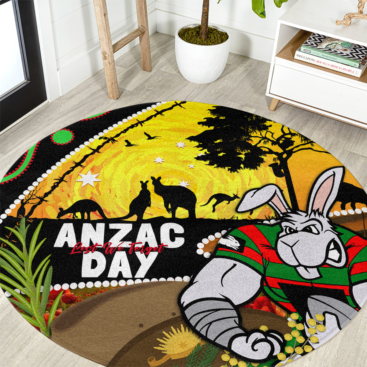 Rabbitohs ANZAC Day Round Carpet Souths Mascot Rosemary Starring Night Style