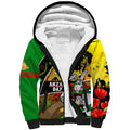 Rabbitohs ANZAC Day Sherpa Hoodie Souths Mascot Rosemary Starring Night Style