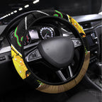 Rabbitohs ANZAC Day Steering Wheel Cover Souths Mascot Rosemary Starring Night Style