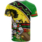 Rabbitohs ANZAC Day T Shirt Souths Mascot Rosemary Starring Night Style