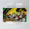 Rabbitohs ANZAC Day Tablecloth Souths Mascot Rosemary Starring Night Style