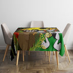 Rabbitohs ANZAC Day Tablecloth Souths Mascot Rosemary Starring Night Style