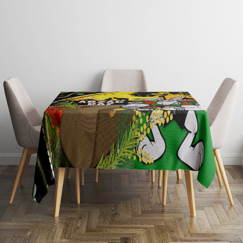 Rabbitohs ANZAC Day Tablecloth Souths Mascot Rosemary Starring Night Style