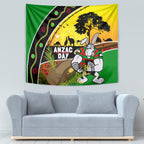 Rabbitohs ANZAC Day Tapestry Souths Mascot Rosemary Starring Night Style