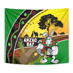 Rabbitohs ANZAC Day Tapestry Souths Mascot Rosemary Starring Night Style
