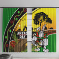 Rabbitohs ANZAC Day Window Curtain Souths Mascot Rosemary Starring Night Style