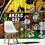 Rabbitohs ANZAC Day Window Curtain Souths Mascot Rosemary Starring Night Style