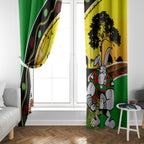 Rabbitohs ANZAC Day Window Curtain Souths Mascot Rosemary Starring Night Style