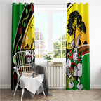 Rabbitohs ANZAC Day Window Curtain Souths Mascot Rosemary Starring Night Style