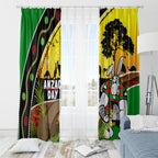 Rabbitohs ANZAC Day Window Curtain Souths Mascot Rosemary Starring Night Style