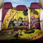 Broncos ANZAC Day Back Car Seat Cover Mascot Rosemary Starring Night Style