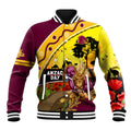 Broncos ANZAC Day Baseball Jacket Mascot Rosemary Starring Night Style