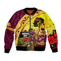 Broncos ANZAC Day Bomber Jacket Mascot Rosemary Starring Night Style