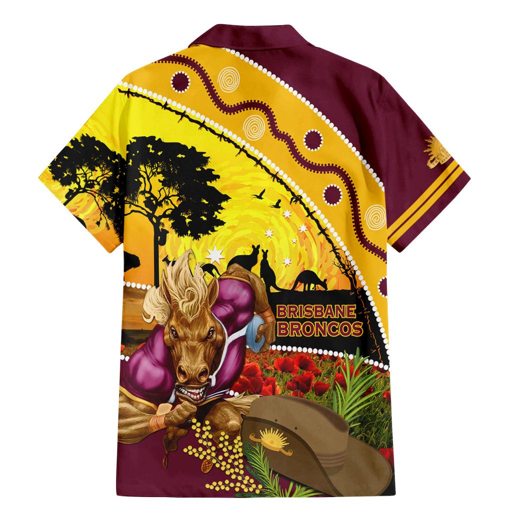 Broncos ANZAC Day Family Matching Mermaid Dress and Hawaiian Shirt Mascot Rosemary Starring Night Style
