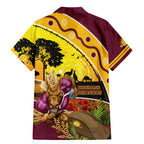Broncos ANZAC Day Family Matching Mermaid Dress and Hawaiian Shirt Mascot Rosemary Starring Night Style