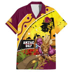 Broncos ANZAC Day Family Matching Summer Maxi Dress and Hawaiian Shirt Mascot Rosemary Starring Night Style