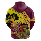 Broncos ANZAC Day Hoodie Mascot Rosemary Starring Night Style