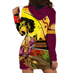 Broncos ANZAC Day Hoodie Dress Mascot Rosemary Starring Night Style