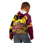 Broncos ANZAC Day Kid Hoodie Mascot Rosemary Starring Night Style