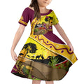 Broncos ANZAC Day Kid Short Sleeve Dress Mascot Rosemary Starring Night Style