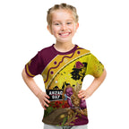 Broncos ANZAC Day Kid T Shirt Mascot Rosemary Starring Night Style