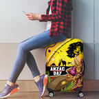 Broncos ANZAC Day Luggage Cover Mascot Rosemary Starring Night Style