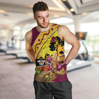 Broncos ANZAC Day Men Tank Top Mascot Rosemary Starring Night Style