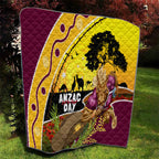 Broncos ANZAC Day Quilt Mascot Rosemary Starring Night Style