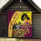 Broncos ANZAC Day Quilt Mascot Rosemary Starring Night Style
