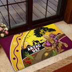 Broncos ANZAC Day Rubber Doormat Mascot Rosemary Starring Night Style