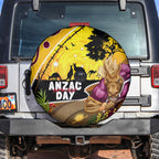 Broncos ANZAC Day Spare Tire Cover Mascot Rosemary Starring Night Style