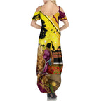 Broncos ANZAC Day Summer Maxi Dress Mascot Rosemary Starring Night Style