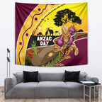 Broncos ANZAC Day Tapestry Mascot Rosemary Starring Night Style