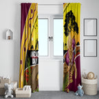 Broncos ANZAC Day Window Curtain Mascot Rosemary Starring Night Style