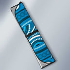 Australia Bluebell Creeper With Superb Blue Wren Auto Sun Shade Aboriginal Art - Aussie Hoodie