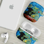 Personalised Parramatta Eels Rugby ANZAC Day AirPods Case Last Post Poppy We Will Remember Them