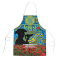 Personalised Parramatta Eels Rugby ANZAC Day Apron Last Post Poppy We Will Remember Them