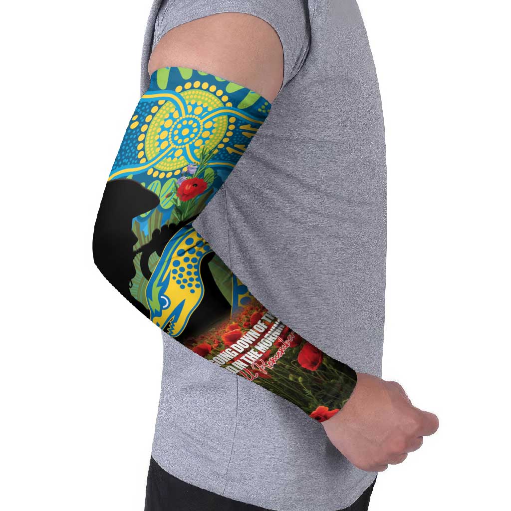 Personalised Parramatta Eels Rugby ANZAC Day Arm Sleeves Last Post Poppy We Will Remember Them